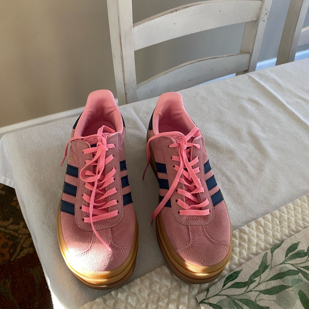 adidas Pink and Blue Women's Gazelles